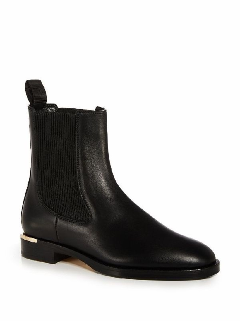 Jimmy Choo Thessaly 20 black leather Chelsea boots